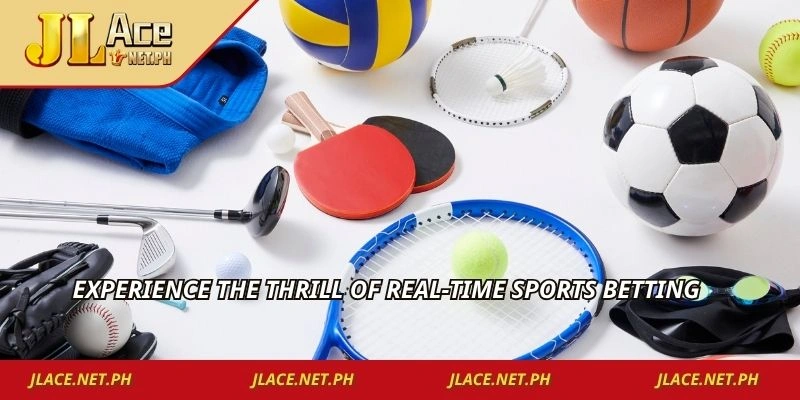 Experience the thrill of real-time sports betting