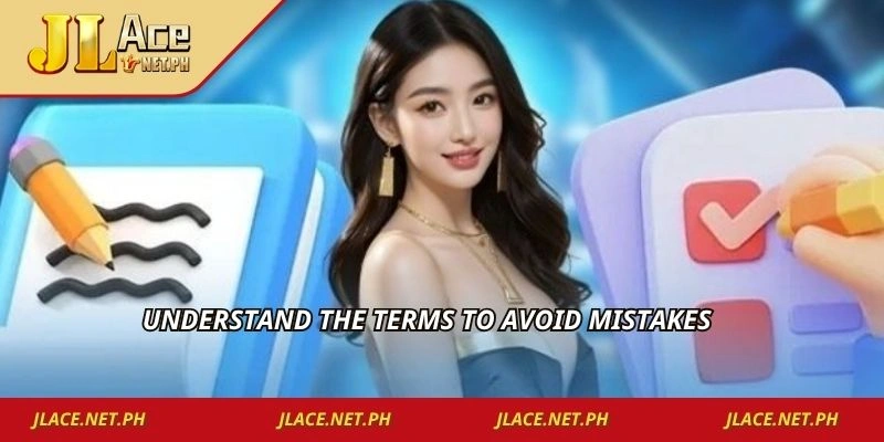 Understand the terms to avoid mistakes