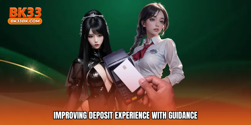 Improving deposit experience with guidance